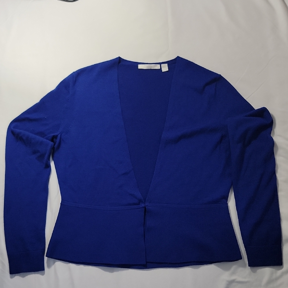 Hugo Boss Blue Cardigan Sweater